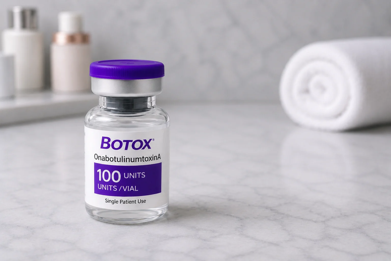 Botox vial for cosmetic injectable treatment at Revive Wellness & Beauty in Powell, Ohio
